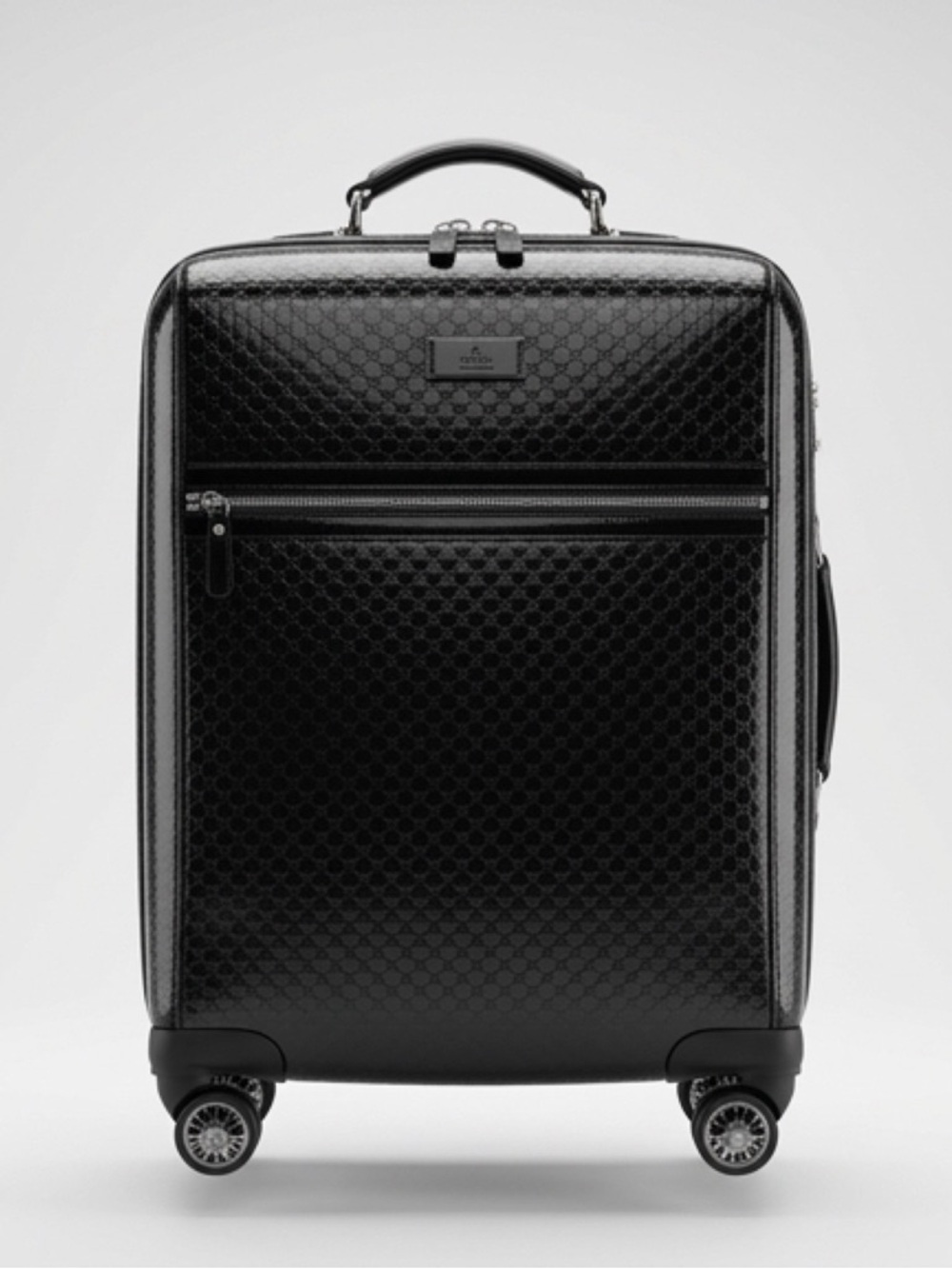 Gucci Microguccissima Black Patent Leather Carry-on